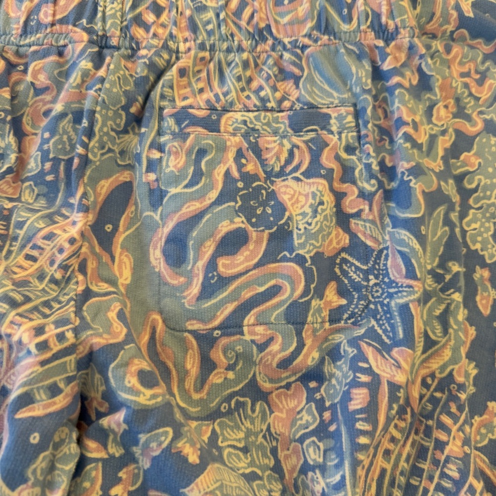 Lilly Pulitzer Emora Knit Pants Size XS in Boca Blue Sea What - Picture 6 of 7
